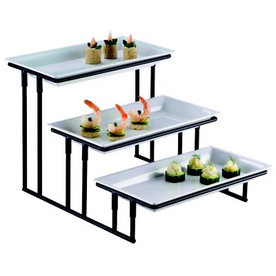 Display Stand 3 Tier Black