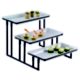 Display Stand 3 Tier Black - STOCKED ITEM