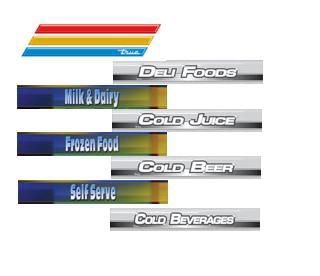 Sign Panel for Merchandisers