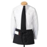 Next Day Gourmet Waist Apron Black - STOCKED ITEM