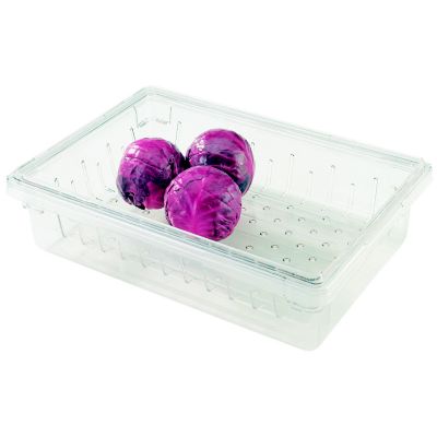 Food Box Colander 18'' x 26'' x 8'' Deep Clear