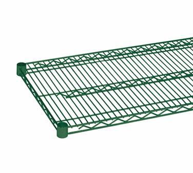 Wire Shelving Green Epoxy 24''D x 48''W