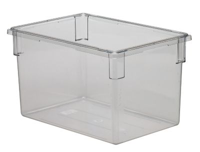 Food Storage Box 18'' x 26'' x 15'' Deep Clear 3 Cs.