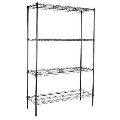 Wire Shelving Set Chrome 18''D x 36''W x 74''H