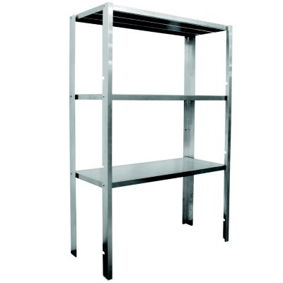20''D x 36''W Retractable Shelving with 2 Shelves