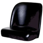 Black Replacement Club Stool Seat - STOCKED ITEM