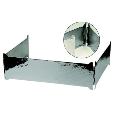 Collapsible Hammered Cover Up for Butane Stove