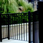 Steel Outdoor Fencing 4 Foot Section