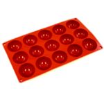 Non-Stick Silicone Hemisphere Mold 1H