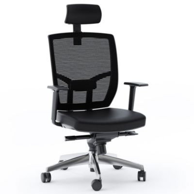 UPC 705176022329 product image for TC223 Mesh Back Task Chair with Headrest and Leather Seat - BDI | upcitemdb.com