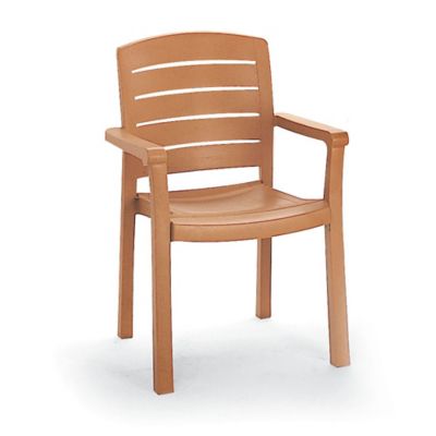 UPC 014306108056 product image for Outdoor Stacking Armchair with Ladder Back - Grosfillex | upcitemdb.com