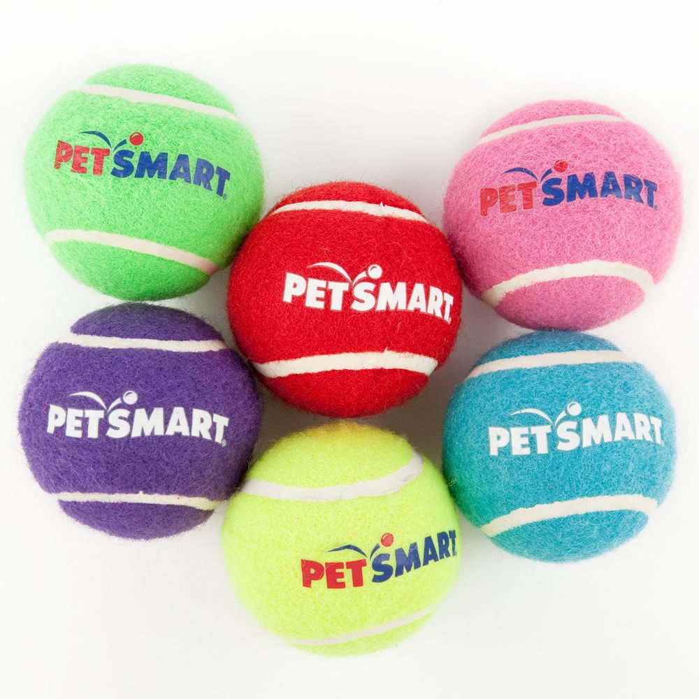 Grreat Choice® Petsmart Logo Tennis Ball Dog Toy dog Balls PetSmart
