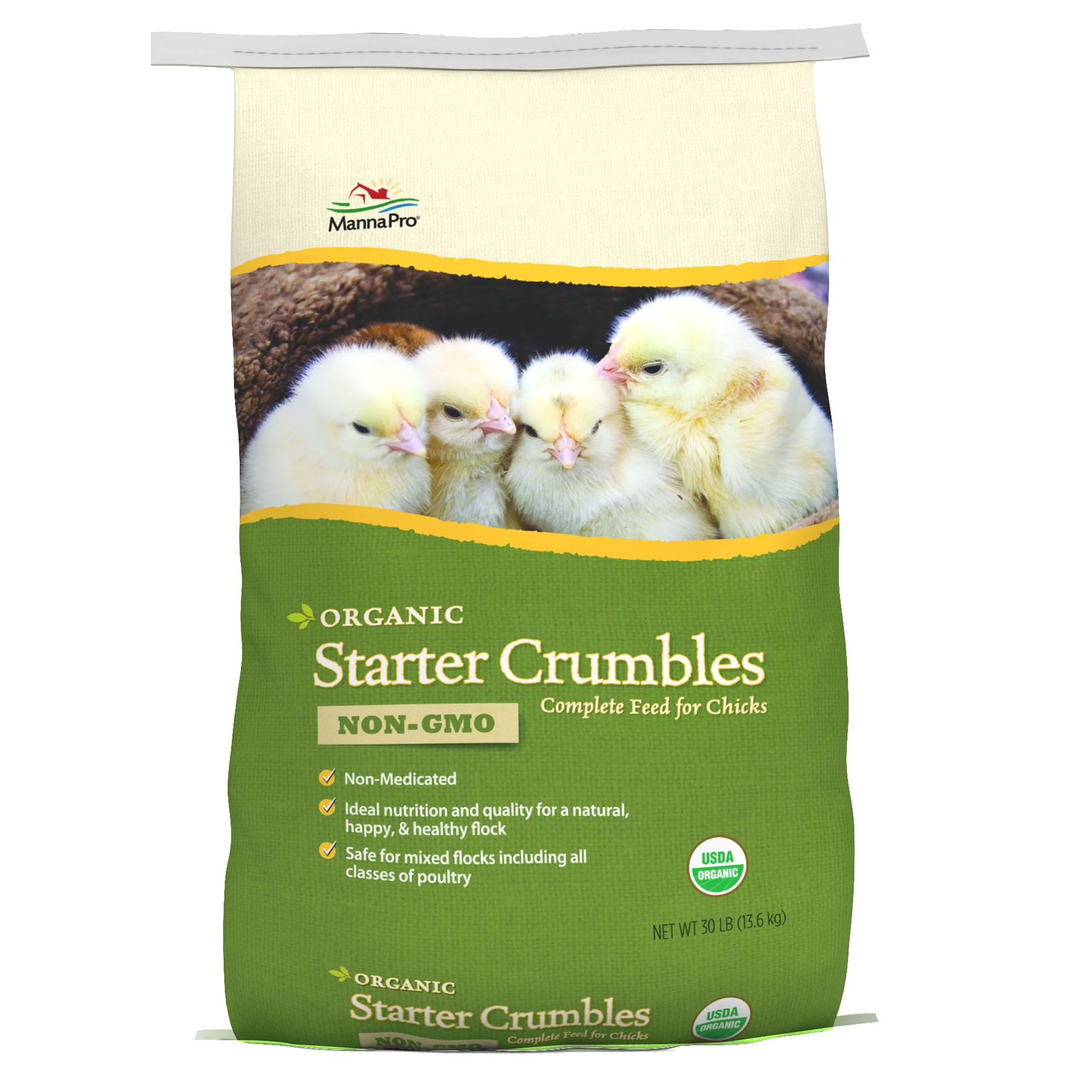 Manna Pro Chicken Organic Chick Starter Crumbles