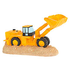 aquarium fin ornaments ornament petsmart bulldozer