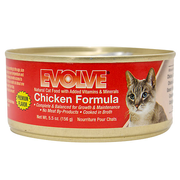 Evolve® Cat Food Natural, Chicken cat Wet Food PetSmart
