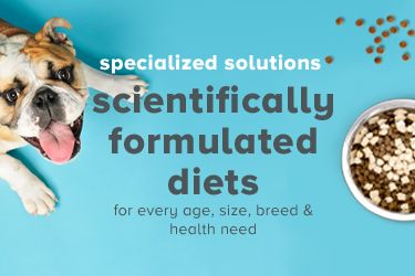Specialized solutions: scientifically formulated diets for every age, size, breed & health need