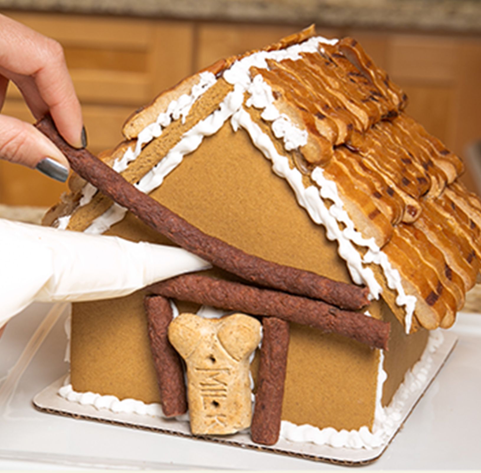 Gingerbread Dog House Assembly