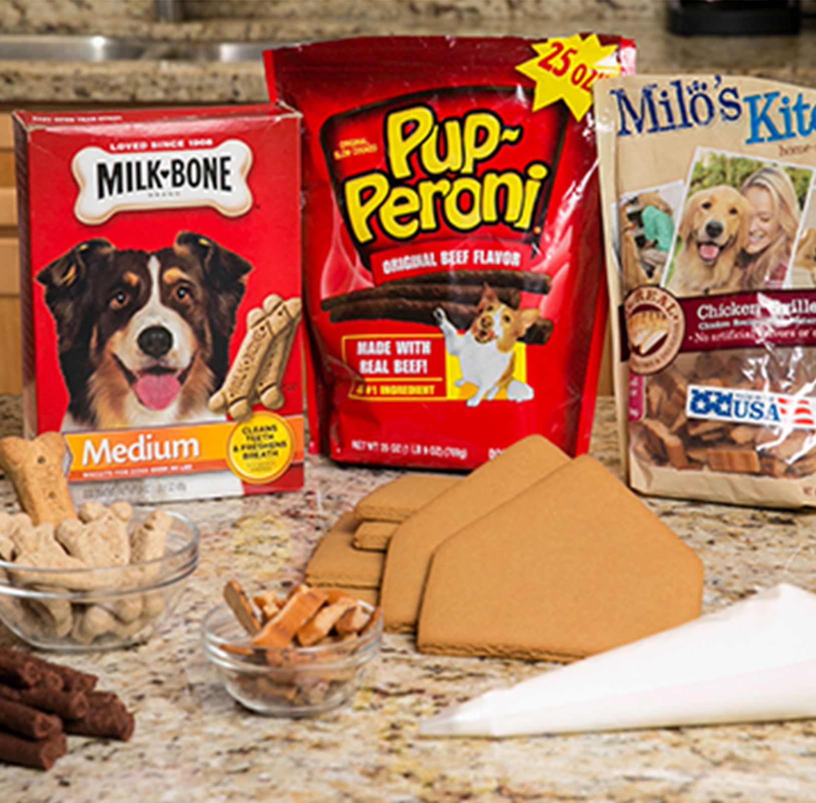 Gingerbread Dog House Supplies