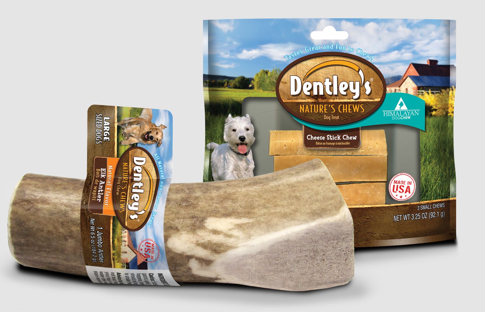 dentley's dog chews stuffed bone safe