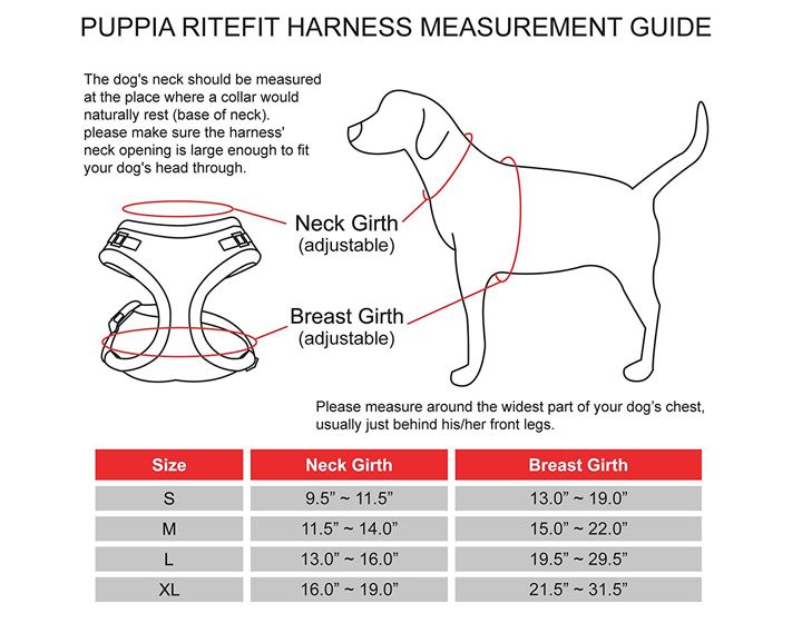 Puppia® RiteFit Dog Harness dog Harnesses PetSmart