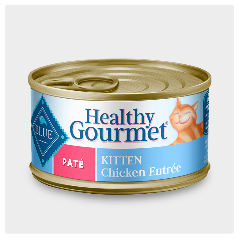 sale 89¢ ea. Blue Buffalo Healthy Gourmet & Wellness cat food, 3 oz. cans