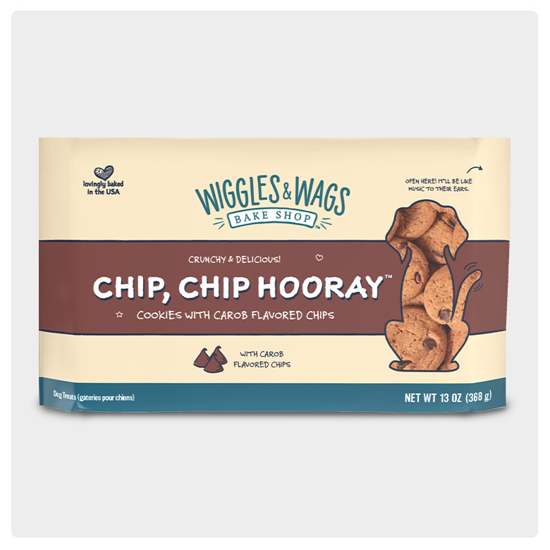 save 50% Wiggles & Wags dog treats
