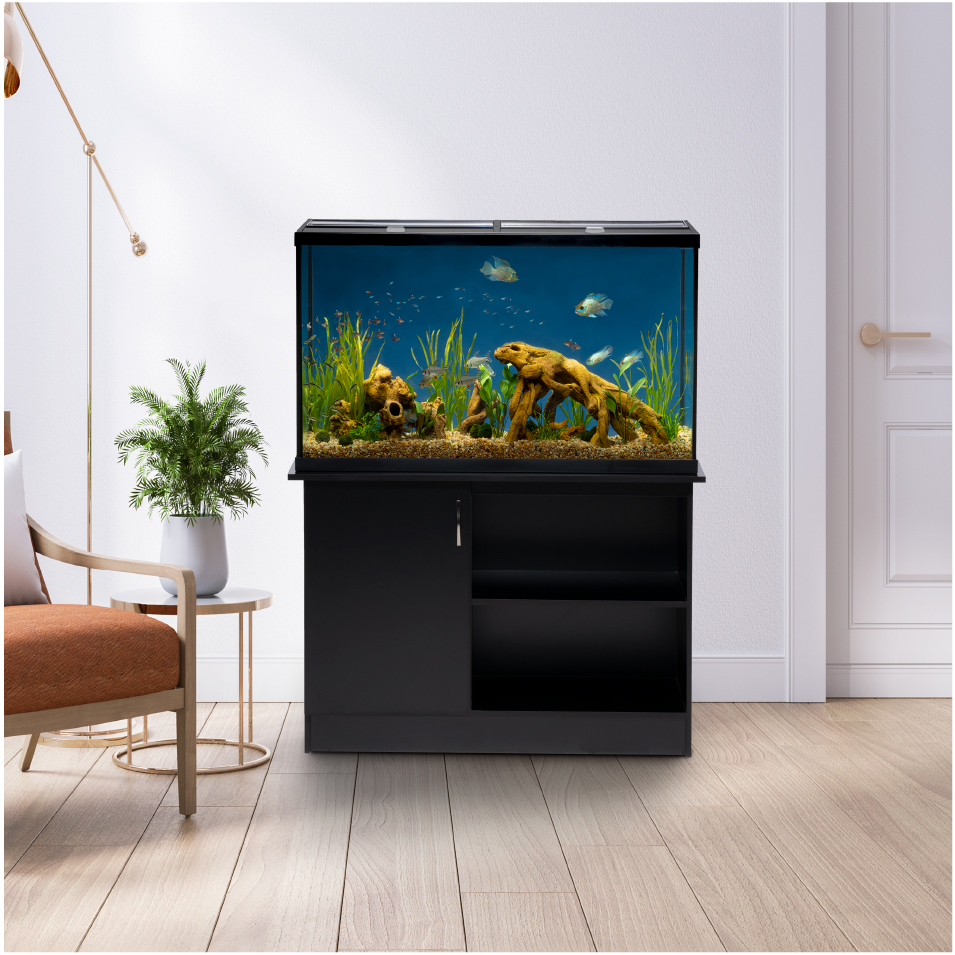 Marineland® Modern LED Aquarium & Stand Ensemble, 60 Gallon