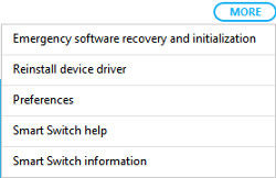 emergency software recovery and initialization smart switch
