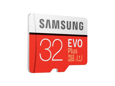 MicroSDHC EVO Plus Memory Card w/ Adapter 32GB (2017 Model)