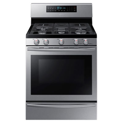 5.8 cu. ft. Gas Range with True Convection Ranges NX58H5650WS/AA