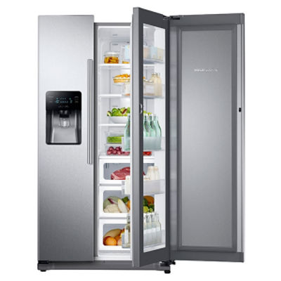 24.7 cu. ft. SidebySide Food ShowCase Refrigerator with Metal Cooling
