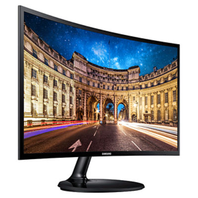 24" Curved LED Monitor Monitors LC24F390FHNXZA Samsung US