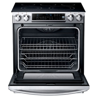 5.8 cu. ft. Slidein Electric Range Ranges NE58F9500SS/AA Samsung US