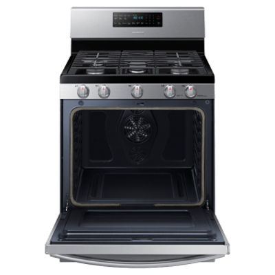 58 Cu Ft Gas Range With Convection Ranges Nx58h5600ssaa Samsung Us 6619