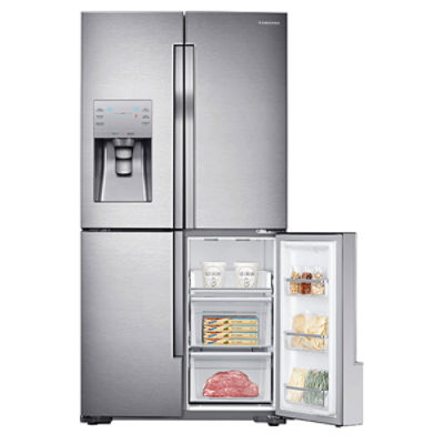 23 cu. ft. Counter Depth 4Door Flex™ Refrigerator with FlexZone