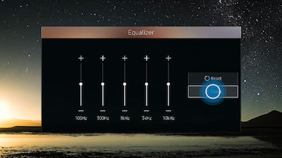 tv settings equalizer samsung speaker un smart using select