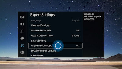 tv cec hdmi anynet samsung settings select anytime uhd use ht expert