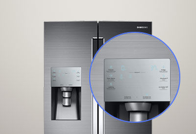 refrigerator panel samsung ice maker feature overview