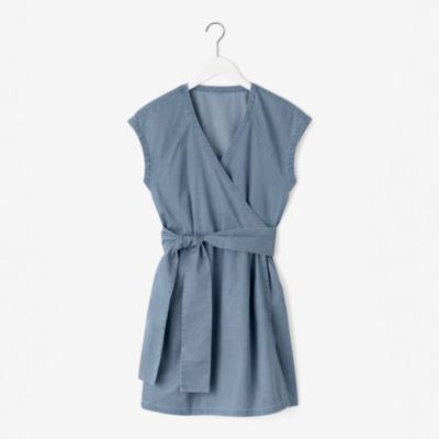 Wrap-It-Up Dress in Denim