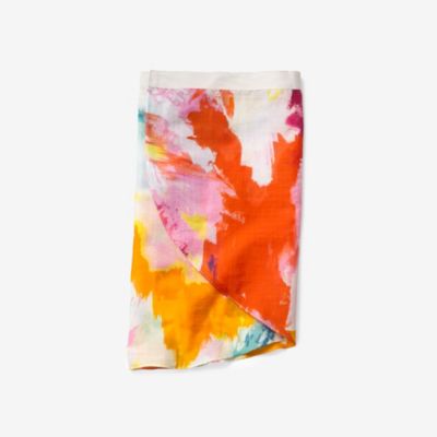 Half-Circle Bandana in Abstract
