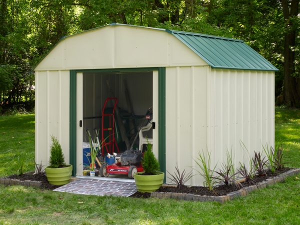 Vinyl Sheridan 10 ft. x 8 ft. Vinyl-Coated Steel Storage Shed