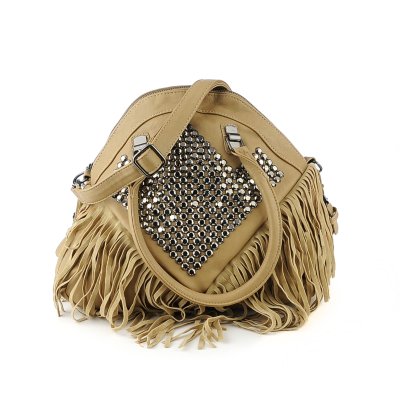 Studded Fringe Bag