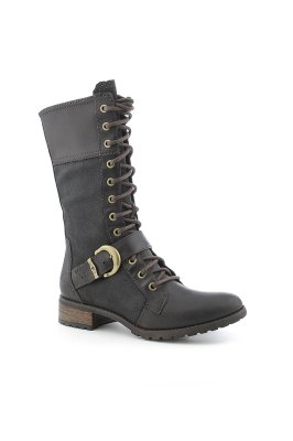 Womens Bethel Buckle Mid Lace Boot