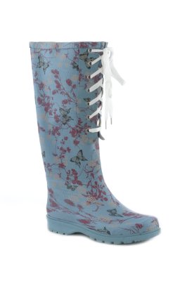 Womens Lace-Up Rain Boot