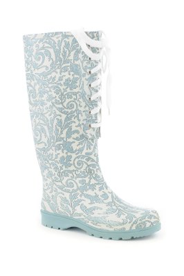 Womens Lace-Up Rain Boot