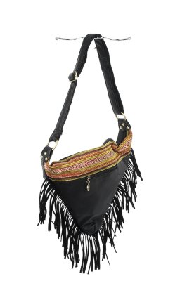 Triangle Fringe Bag