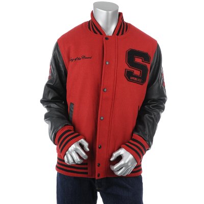 Mens King of the Crowd Letterman Jacket