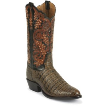 Tony Lama Pecan Belly Antique Caiman - 1000