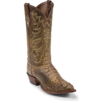 Tony Lama Tan Vintage Hornback Caiman - 1065