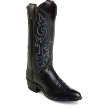 Justin Boots Western Black London Calf - 1409